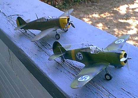 P-36/Hawk 75 in Brazilian and Finnish colors
